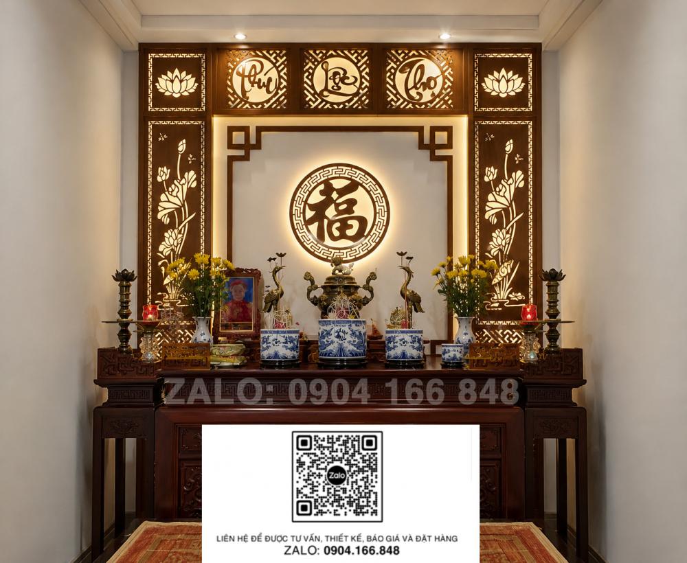 Báo giá trang trí gian thờ